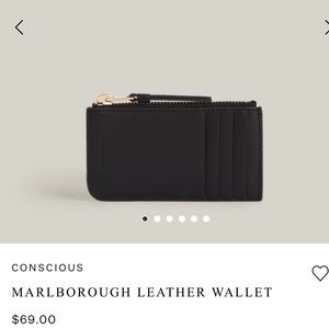 AllSaints leather cardholder wallet